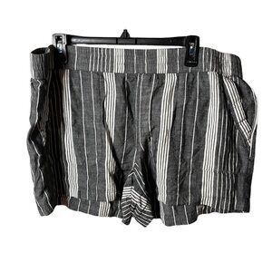 Sonoma Women’s Striped Plus Size 100% Rayon Shorts